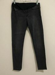 Just Black Skinny Maternity Jeans Made in USA Size 26