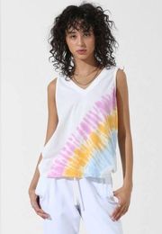 Electric & Rose Blair Tie-Dye V-Neck Tank Top NWOT