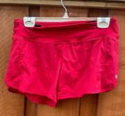 Red Lululemon shorts 6