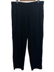 NEW NWT  Tencel Ponte Straight Pant Black