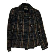 Zara TRF Plaid Peacoat/Jacket - Size S - GUC