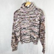 A.L.C. Harper Wool Handmade Turtleneck Sweater Size XL