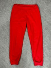Johnny Was Everyday Jogger Pants Red Medium Pull On Sweats