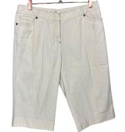 J. Jill Frayed Trim Bermuda Shorts 10P