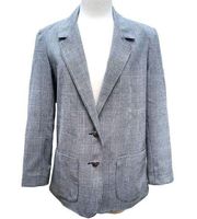 Women’s Classic Plaid LL Bean Blazer in Oversized 8