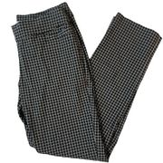 Sag Harbor Plaid Trouser Pants Black Plaid Size 6P