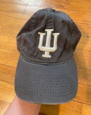 Adidas gray Indiana university baseball cap hat