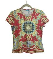 J.MCLAUGHLIN SMOOTH STRETCH SUN PRINT TEE