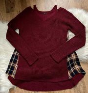 Staccato | Maroon Knit Sweater