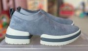 SW-612 Slip On Suede Sneaker - Blue Gray