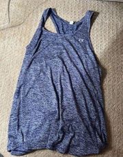 Purple / Grey Tethered Under Armor Tank Top