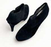 ADRIENNE VITTADINI Polenta Classic Black Side Zipper Platform Heels, Size 9