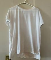 Womens All in Motion white top shirt M