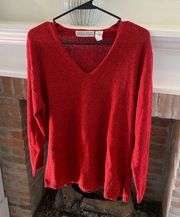 𝅺red Carolyn Taylor Sweater size large