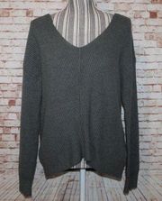 Ruby Moon Thin Knitted with V-Neck Back Sweater S