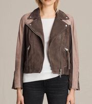 Gordale Suede Biker Jacket NWT Size 4