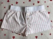 heart patterned boy shorts