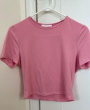 Pink Crop Top