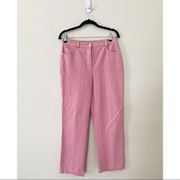 ST JOHN High Waist Sport Pink Pants | US 6