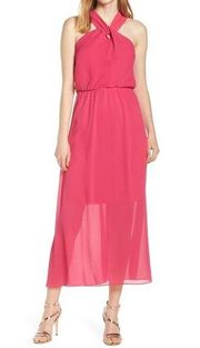 Sam Edelman Crisscross Neck Maxi Dress