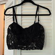 Vintage lace crop top