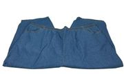 Blair Women's Elastic Waist Pull on Denim Jeans Size 4XL Blue