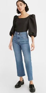 Levi’s Levi Ribcage Crop Boot Jeans