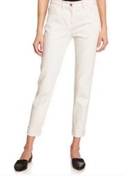 St John Sport ivory color jean pants size 8