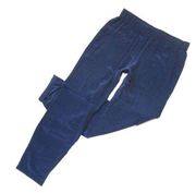 NWT Theory Hamtana in Sapphire Blue Summer Silk Pull-on Cargo Jogger Pants S