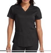 Med Couture Black Scrub Top