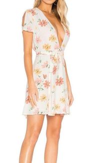 minden mini dress creme floral