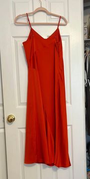 Red Slip Dress