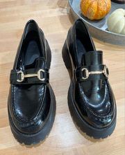 ASOS Design Miller Chunky Loafers in Black