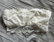 Lacy Ivory  Bandeau Size XS