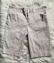 INC high waist striped shorts