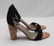 G By Guess Shantel Shoes Women's Size 9M Faux Suede Block Heel Open Toe Sandals