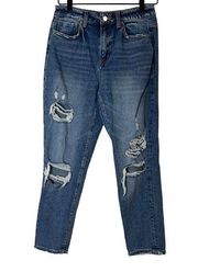 Altar'd State Mica Denim Distressed High Waist Jeans Size 26