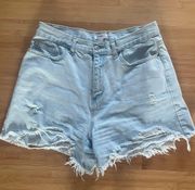 Distressed  Boyfriend Short