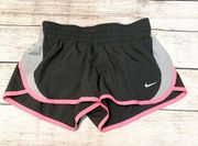 Nike  Dash 3” Black Grey and Hot Pink Running Shorts Size S