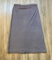 Eileen Fisher Wool Knit A-Line Skirt Size M