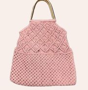 Ulla Johnson Kala Tote Rose Pink