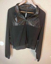 Victoria’s Secret Victoria Sport Black Pullover Size Large