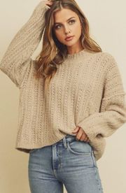 CLEARANCE SALE -The Hills Mock Neck Pullover Sweater