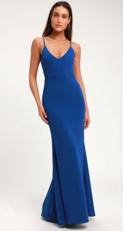 Infinite Glory Royal Blue Maxi Dress