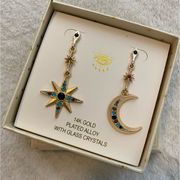 Eye Candy sun & moon earrings
