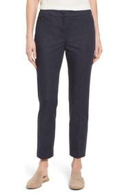 Nordstrom Halogen Ankle Pants Plaza Denim Blue Stretch Women’s Size 2