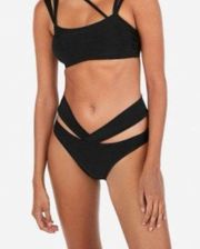 ✨Express Black Criss Cross Wrap Bikini Bottoms✨