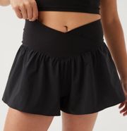 Black Crossover Shorts