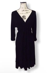 BCBG black v-neck dress