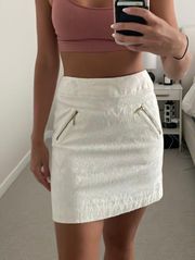 Size 4 White Classy Mini Skirt